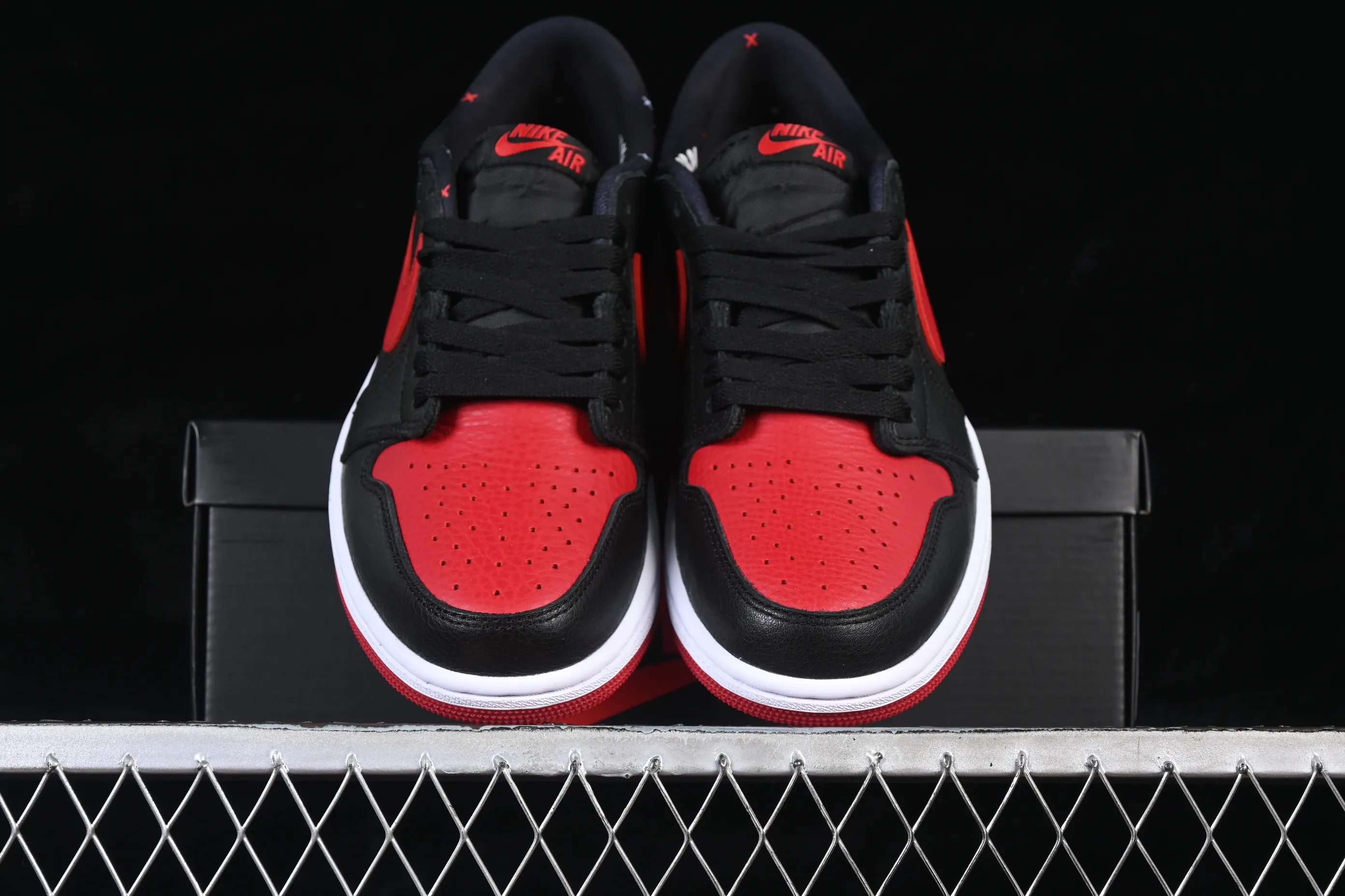 All categories Air Jordan Jordan series basketball shoes Air Jordan 1 Low Foreign trade version Air Jordan 1 Low "Banned" AJ1 Joe 1 black and red banned XX low-top cultural casual sneakers IW6276-001
